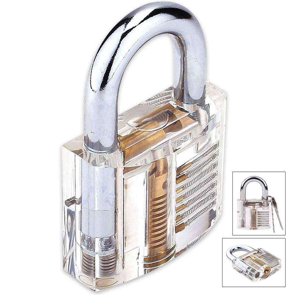 Secure Pro Clear Practice Padlock for Beginner