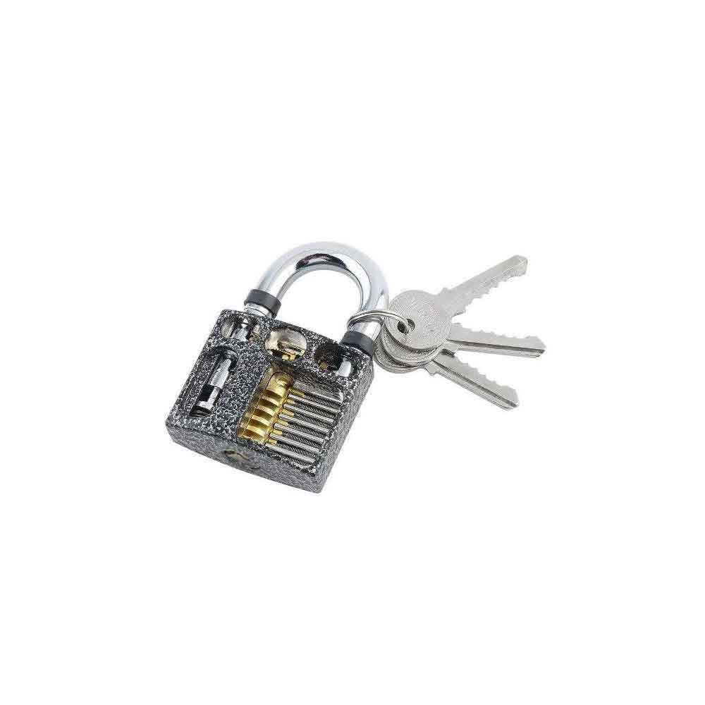 Lock Picking Cut Away 6 Pin Practice Padlock