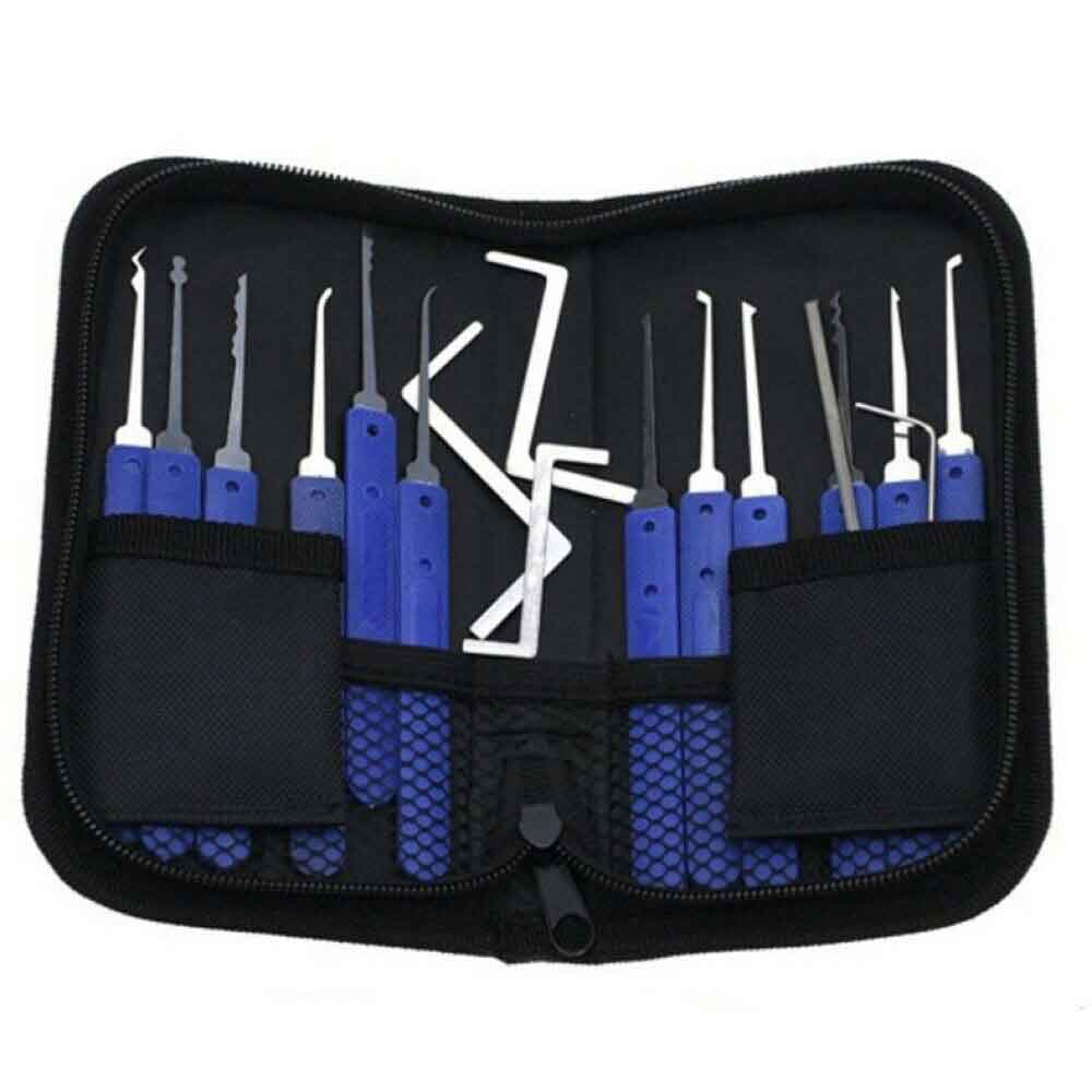 17 Piece Professional Lock Pick Set and Case