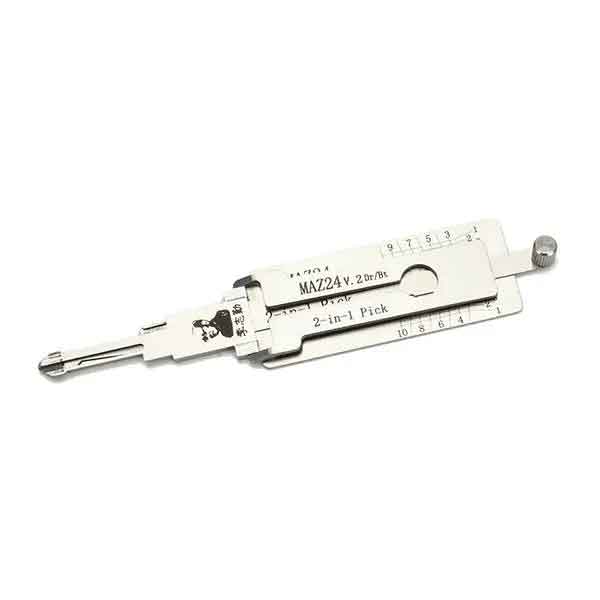 Locksmith Tools Lishi MAZ24 2 in 1 Car Lock Pick