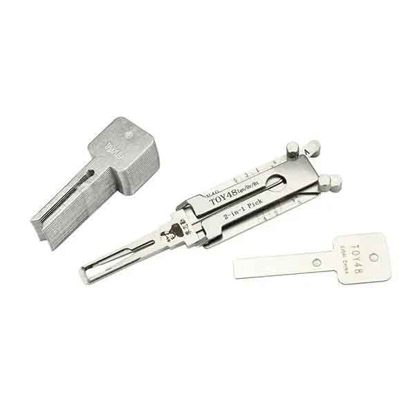 LISHI TOY48 2 In 1 Auto and Decoder Lock Plug Reader Car Hand Tool Sets 
