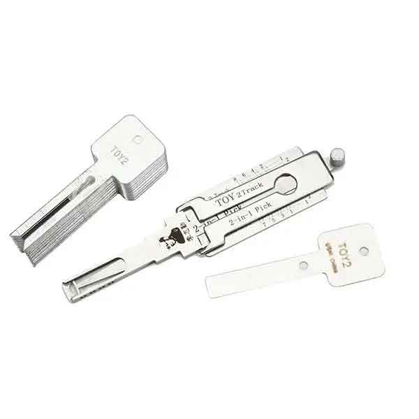 LISHI TOY 2Track 2 in 1 Car Door Lock Opener Tool for Toyota LISHI TOY 2Track 2 in 1 Car Door Lock Opener Tool for Toyota