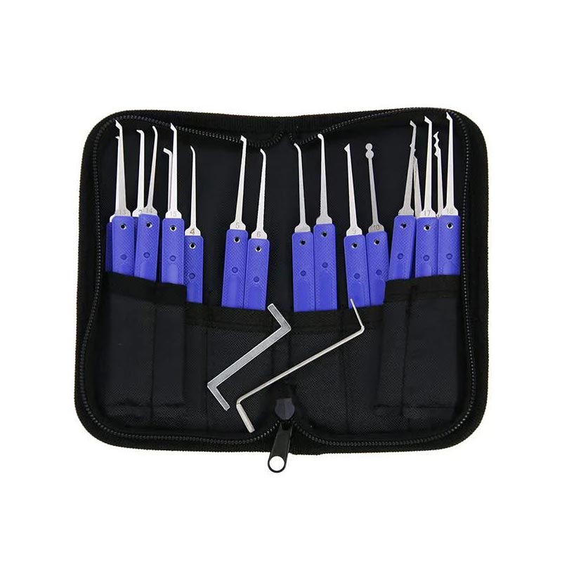 KLOM 18 Pieces Locksmith Tool Kit Lock Pick Set