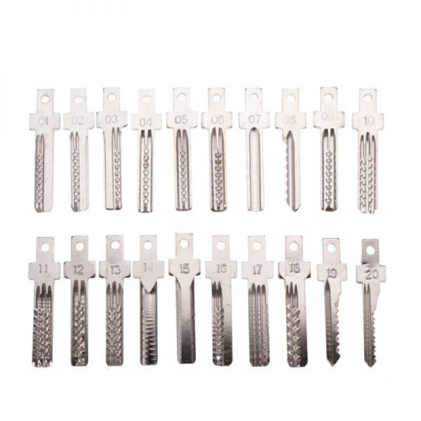 Electric Dimple Lock Pick Bump Gun Set with 25 Needles, Locksmith Tool