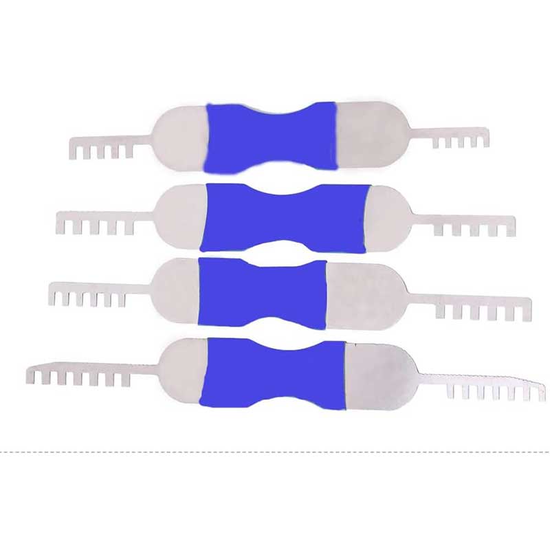 7 Pieces Comb Lock Pick Tool with 5 Pieces Tension Wrench Set