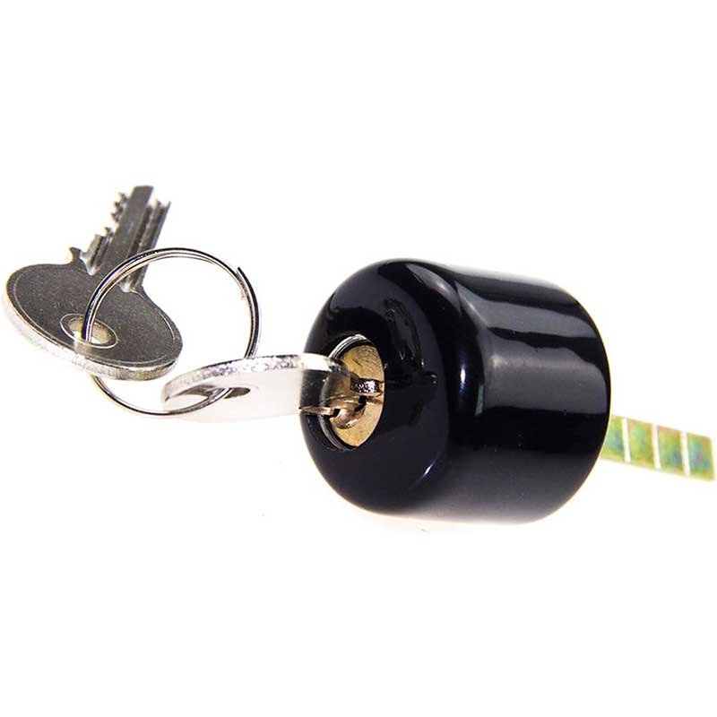 6 Pieces Lockpick Training Locks with Black Lock Cover, Lock Picking