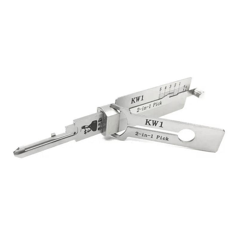 6 Pieces Lishi Residential Pick And Decoder Tools Set, KW1, KW5, SC1 ...