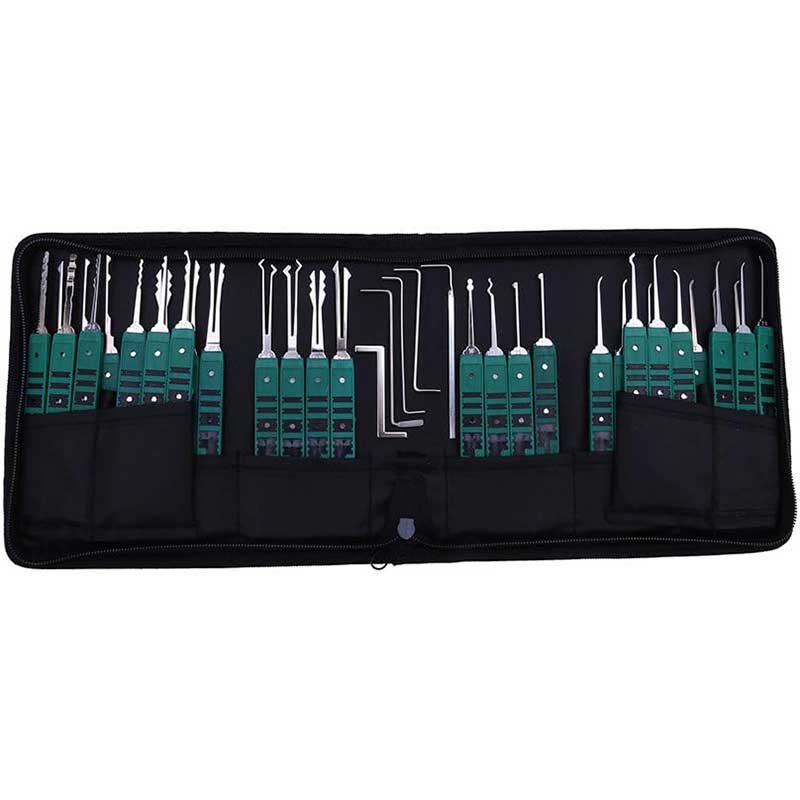thumbnail image 2 of 70-Piece Lock Pick Set With Clear Practice Lock – Stainless Steel 2 of 3